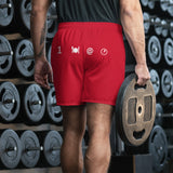 SuperNatural Red Squat Shorts - Men's